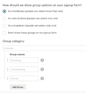 Email Marketing Audience Segmentation Groups